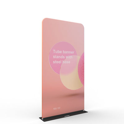 I pesi leggeri segni del tessuto di tensione di 7.5ft x di 3 visualizzano per tirare sul supporto che annuncia le insegne