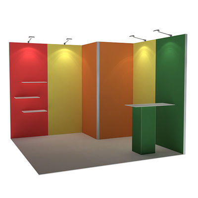 la cabina portatile della fiera commerciale di 3x3 3x4 3x5 mura il sistema modulare del tessuto di SEG
