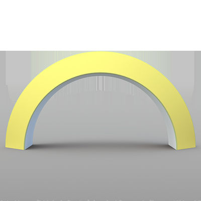 Insegna di alluminio dell'arco del banco di mostra dell'arco rotondo della stampa su ordinazione per l'evento del partito