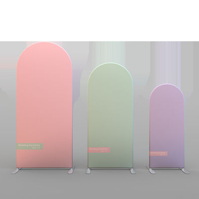 Cabina della foto del contesto della decorazione di nozze del tessuto di tensione di stampa di colore pieno