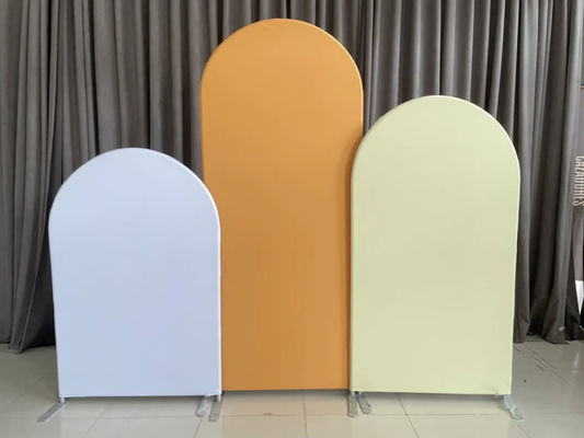 Contesti personali acrilici eleganti di nozze che stampano il contesto dell'arco del cerchio