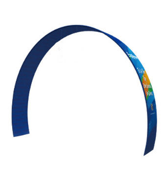 Supporto dell'arco del pallone del tessuto di tensione dell'arco della metropolitana di EZ intorno all'esposizione del contesto del metallo