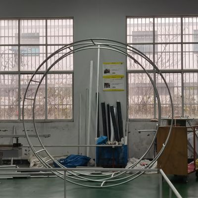 Pubblicità delle insegne del soffitto dell'esposizione di pop-up della cabina della fiera commerciale della bandiera 48in