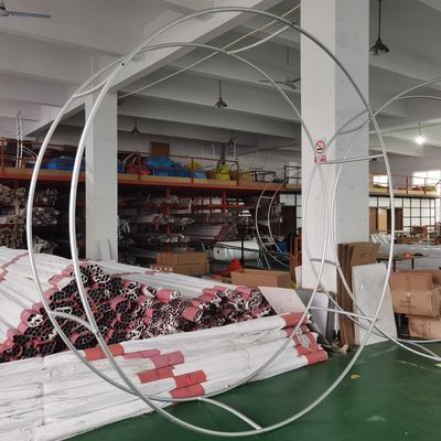 Segno d'attaccatura affusolato 60in di pop-up di mostra della fiera commerciale pieghevole circolare dell'esposizione