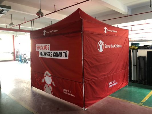 la tenda quadrata 8X8FT dell'ombra di 2.5X2.5m impermeabilizza la fiera commerciale all'aperto del baldacchino 10 x 20