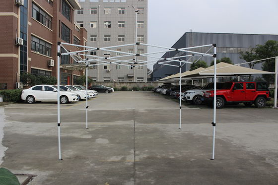 Tenda pieghevole del gazebo 10x10 del baldacchino regolabile di alluminio del cortile per accamparsi
