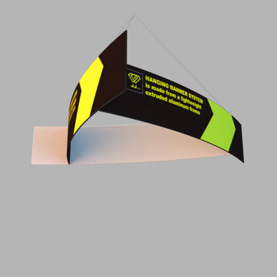 Il soffitto Hung Signage Overhead Custom Double della metropolitana del cielo di EZ ha parteggiato segni d'attaccatura