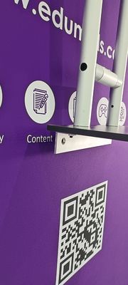 supporto retroilluminato della cabina della fiera commerciale del PE 250gsm dell'esposizione modulare di mostra che accende 3X3
